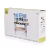 Moni Toys Holzspielzeug-Baubank aus Holz, 49 x 45 x 29,5 cm