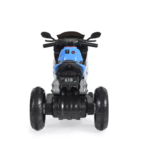 MONI BO uragan električni motocikl s 3 kotača, 6V, PLAVI