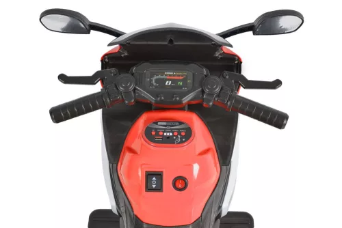 MONI BO Hurricane Elektromotorrad, 3 Räder, 6V, Rot