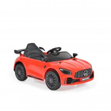 BO Mercedes AMG GTR elektromos autó 2 motorral PIROS