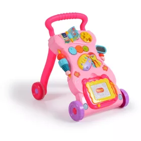 Moni Toys Dreams Gehhilfe aus Kunststoff, 2-in-1, rosa
