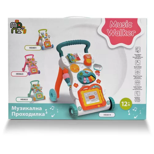 Moni Toys Dreams járássegítő műanyag 2in1 pink