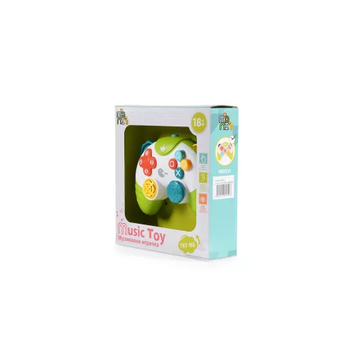 Zenélő joystick ZÖLD/FEHÉR