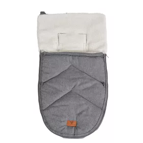   Cangaroo Luxe Kinderwagen-Fußsack 42x80cm mit Tragegurt, grau