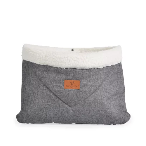 LUXE Handwärmer für Kinderwagen, Muff GRAU