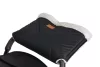 LUXE Handwärmer für Kinderwagen, Muff SCHWARZ