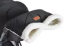 LUXE Handwärmer für Kinderwagen, Muff SCHWARZ