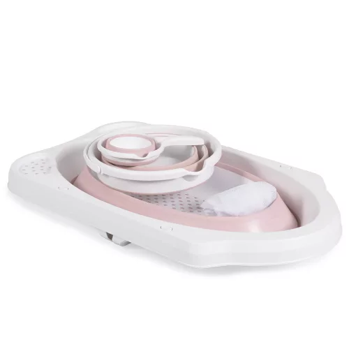 Cangaroo Hawaii Faltwanne + Eimer rosa