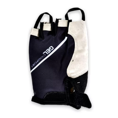 Radhandschuhe aus Lycra, Größe M, Schwarz