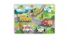 TOOKY Toy fapuzzle kirakó, forma illesztős közlekedés 8dbos