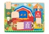 Tooky Toy Reteszes Montessori fa tábla TK044