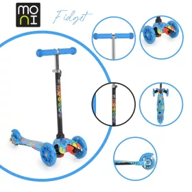 MONI Fidget Scooter blau