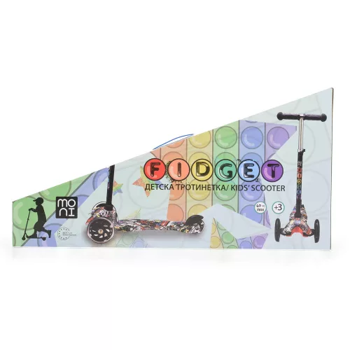 MONI Fidget Scooter blau