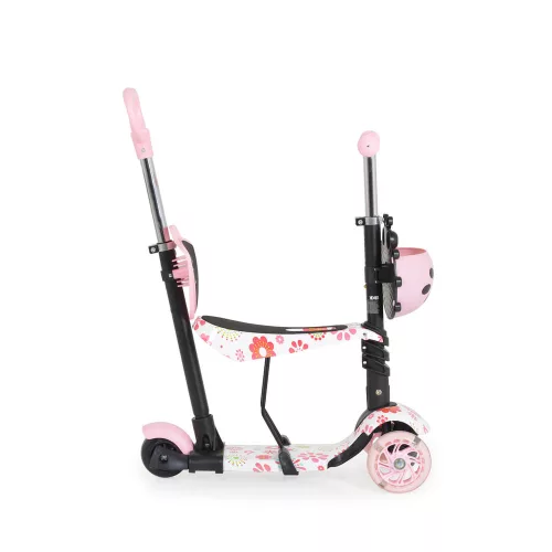 MONI Lollipop Roller mit Sitz, Marienkäferrosa