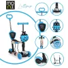MONI Lollipop-Roller mit Sitz, Marienkäferblau