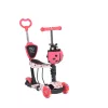 MONI Lollipop-Roller mit Sitz, Marienkäferrot
