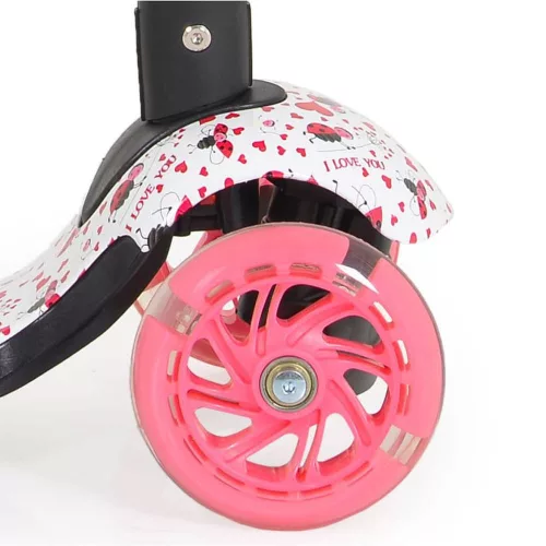 MONI Lollipop-Roller mit Sitz, Marienkäferrot