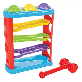 PILSAN Mini-Bällebad 03351, Kunststoff, bunt, mit 3 Bällen