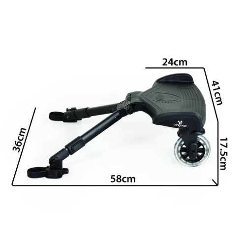 Cangaroo Follow me Babywippe Universal Schwarz