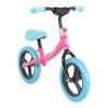 2B Laufrad aus Carbonfaser, bis 20 kg, höhenverstellbarer Sattel, PINK/BLAU