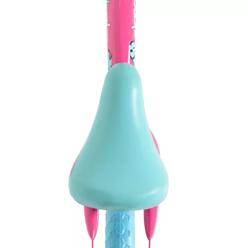 2B Laufrad aus Carbonfaser, bis 20 kg, höhenverstellbarer Sattel, PINK/BLAU