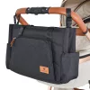 Cangaroo Keily Umstandstasche für Kinderwagen, SCHWARZ