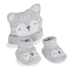 REY Hut und Schuhe GRAU