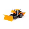 Polesie Toys 91772 Schwungrad, Schneeschaufel-Traktor GELB