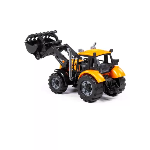 Polesie PROGRESS farm traktor 24 cm FEKETE/SÁRGA