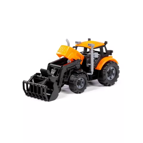 Polesie PROGRESS farm traktor 24 cm FEKETE/SÁRGA
