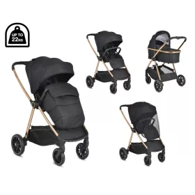 Cangaroo Hydra 2in1 Kinderwagen schwarz