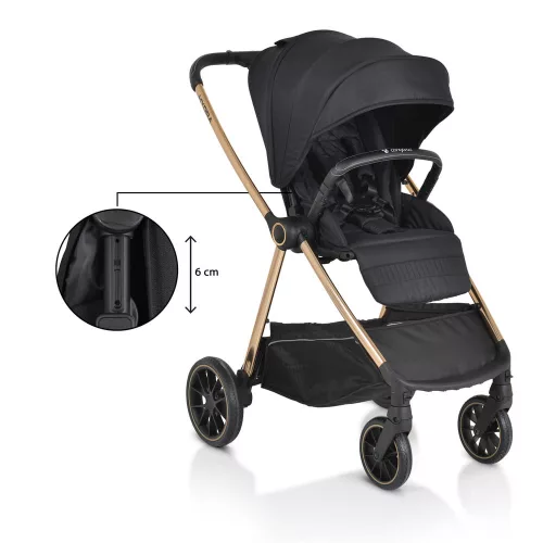 Cangaroo Hydra 2in1 Kinderwagen schwarz