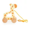 GELBES SPIELZEUG-Ziehgiraffe