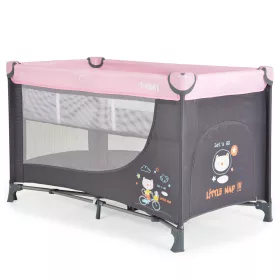   MONI Tommy összecsukható utazóágy 2 szintes, kibújós pink