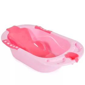 LARISSA Babybadewanne, Badewanne mit Einsatz 89 cm ROSA