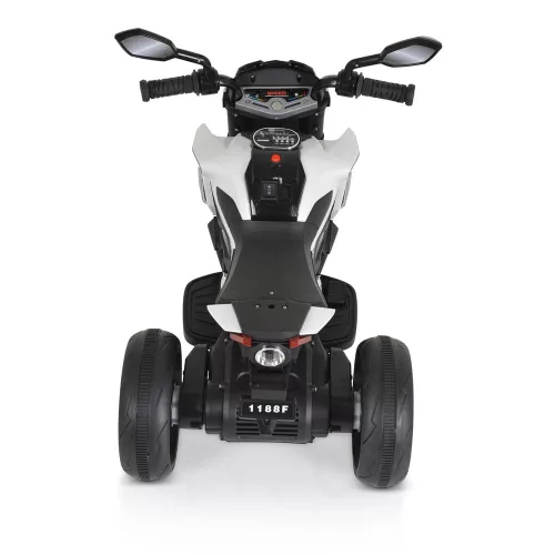 MONI BO Colombo motocikl s 3 kotača 12V BIJELI