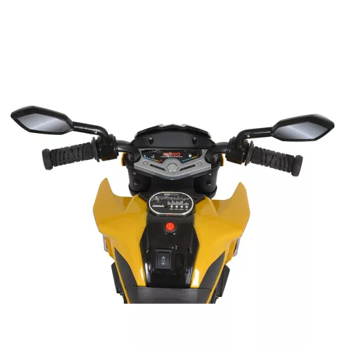 MONI BO Colombo motocikl 3 kotača 12V ŽUTA