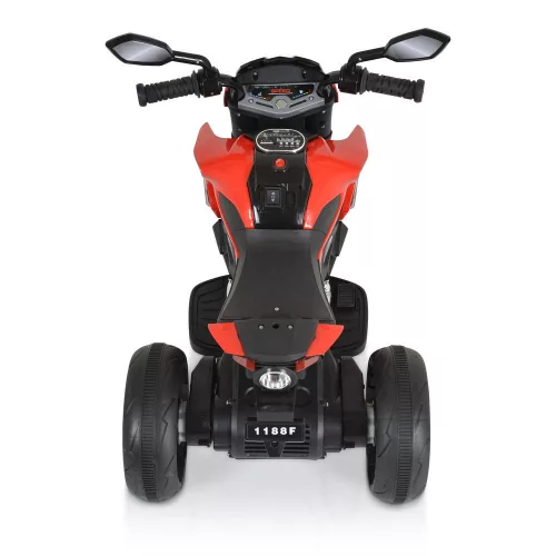 MONI BO Colombo motocikl s 3 kotača 12V CRVENI