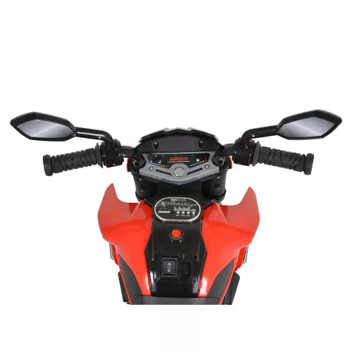 MONI BO Colombo motocikl s 3 kotača 12V CRVENI