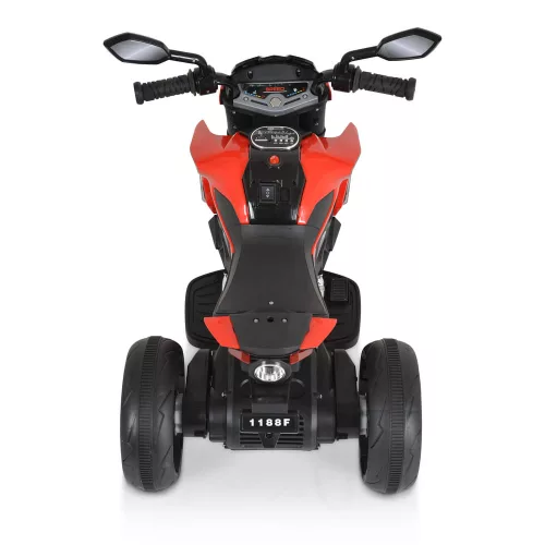 MONI BO Colombo motocikl s 3 kotača 12V CRVENI