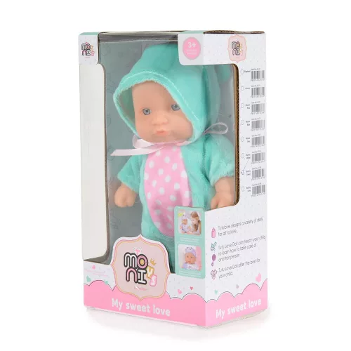Moni Toys Baba 20 cm 6128 zöld