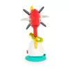 HOLA Spielzeug für den Hochstuhl, 2-in-1 Kauspielzeug, roter Fisch