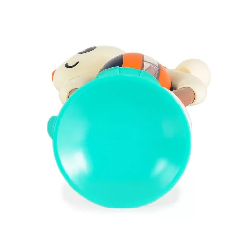 HOLA Spielzeug für Hochstuhl 2-in-1 Kauspielzeug BEIGE HASE