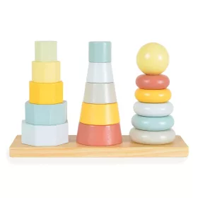 MONTESSORI-PASTELN-SPIELZEUGTURM-SET, 3-teilig