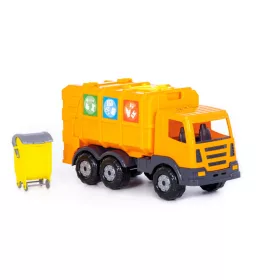 Polesie Toys Spielzeug-Müllwagen mit Mülltonne