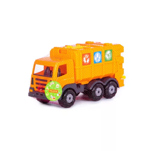 Polesie Toys Spielzeug-Müllwagen mit Mülltonne