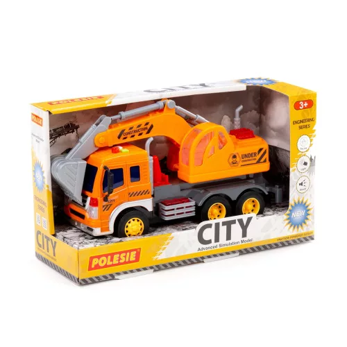 Polesie Toys Bagger-LKW Stadt GELB