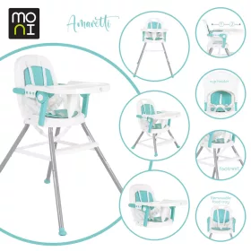 MONI Amaretti 3in1 abnehmbarer Hochstuhl mint