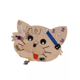 Montessori-Lernwand Katze