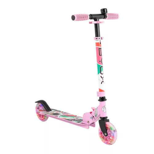 MIRACLE-Rolle aus Aluminium, 2 Räder, bis 50 kg, PINK